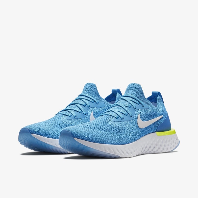 Nike epic clearance react flyknit blue